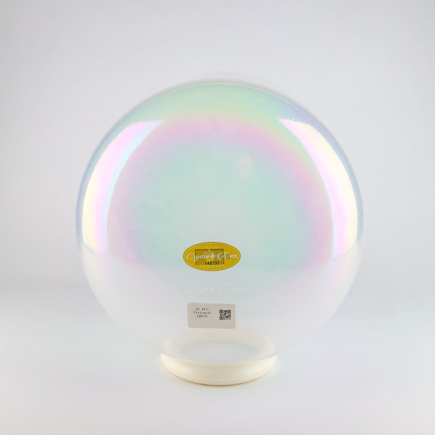 10" F#-5 Platinum Crystal Tones® Alchemy Crystal Singing Bowl