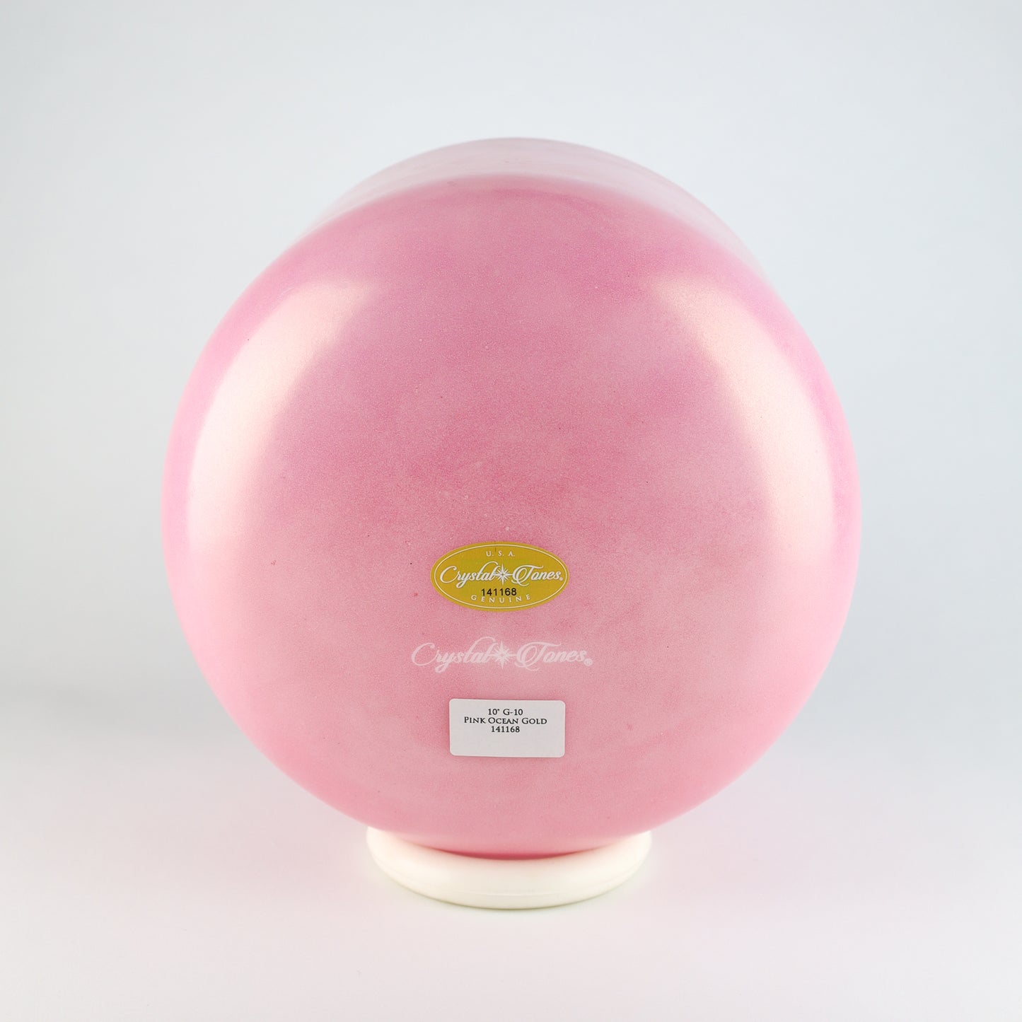 10" G-10 Pink Ocean Gold Crystal Tones® Alchemy Crystal Singing Bowl