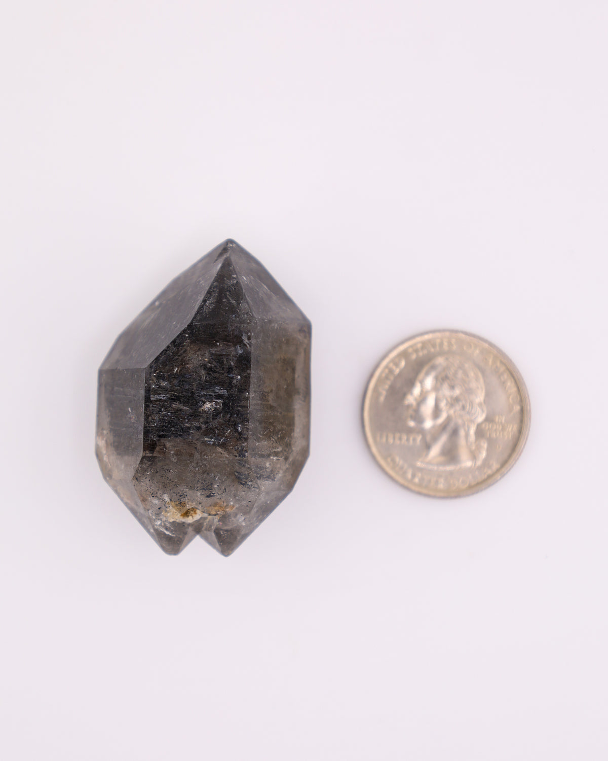 Hematite included Double-Terminated Quartz