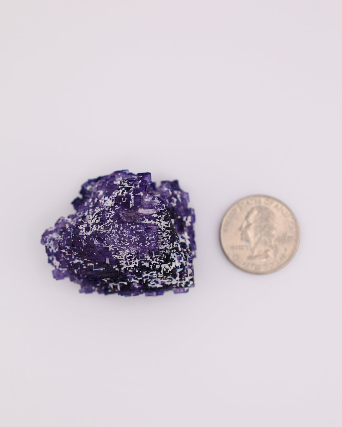 Etched Purple Fluorite Floater