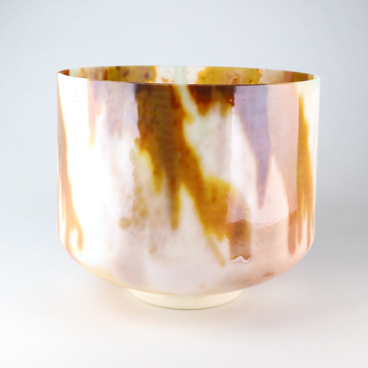 10" A+5 Mt. Shasta Serpentine, Sedona Red Rock, White Light Angel Gold, Celestial Rings, Transcendent Crystal Tones® Alchemy Crystal Singing Bowl®