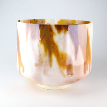 10" A+5 Mt. Shasta Serpentine, Sedona Red Rock, White Light Angel Gold, Celestial Rings, Transcendent Crystal Tones® Alchemy Crystal Singing Bowl®