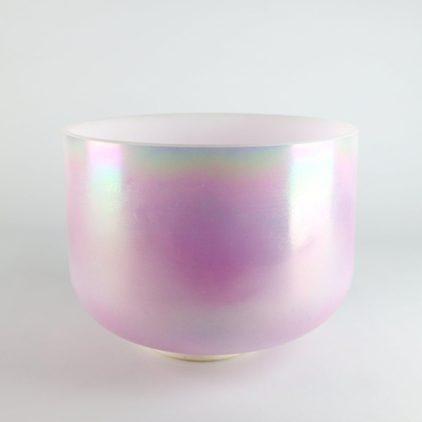 10" B-10 St. Germain Sky, Frosted Rim (Inside) Crystal Tones® Alchemy Crystal Singing Bowl