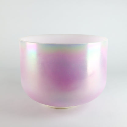 10" B-10 St. Germain Sky, Frosted Rim (Inside) Crystal Tones® Alchemy Crystal Singing Bowl