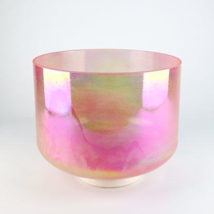 10" C+5 Rose Quartz, Platinum Crystal Tones® Alchemy Crystal Singing Bowl®
