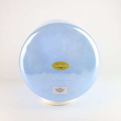 10" F#0 Indigo, Palladium, Frosted (Inside) Transcendent Crystal Tones® Alchemy Crystal Singing Bowl®