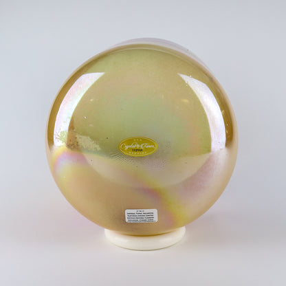 10" F#+10 Imperial Topaz, Palladium, Platinum (Inside) - Limited Edition Natural Clearing Inclusion (Chime) Crystal Tones® Alchemy Crystal Singing Bowl®