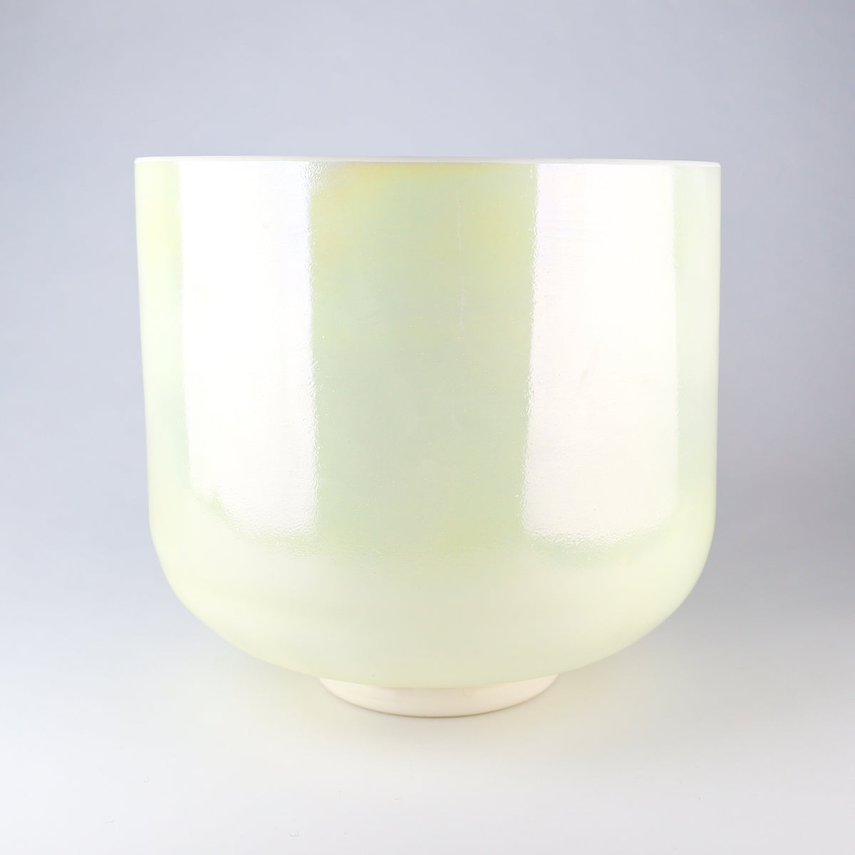 10" F+5 Lemon Angel Gold, Frosted Rim (Inside) Crystal Tones® Alchemy Crystal Singing Bowl®
