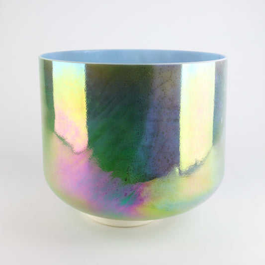 10" G-5 Mt. Shasta Serpentine, Platinum Crystal Tones® Alchemy Crystal Singing Bowl®