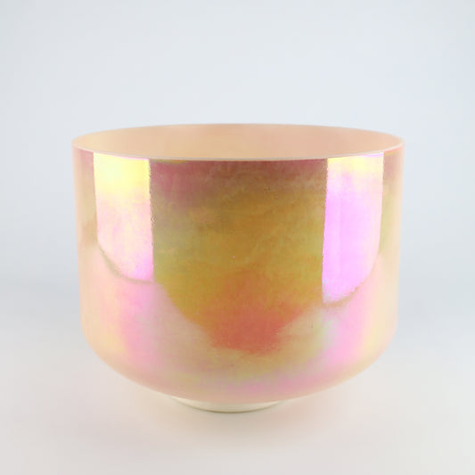 10" G#+15 Sunstone, Platinum Crystal Tones® Alchemy Crystal Singing Bowl