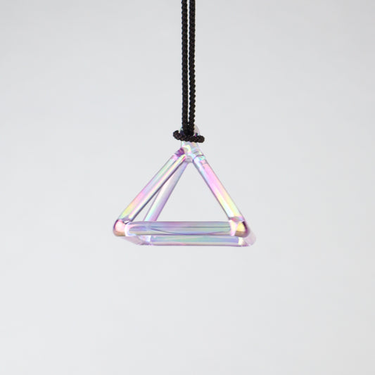 2" A-40 Violet Flame Aura Crystal Tones® Alchemy Crystal Pyramid