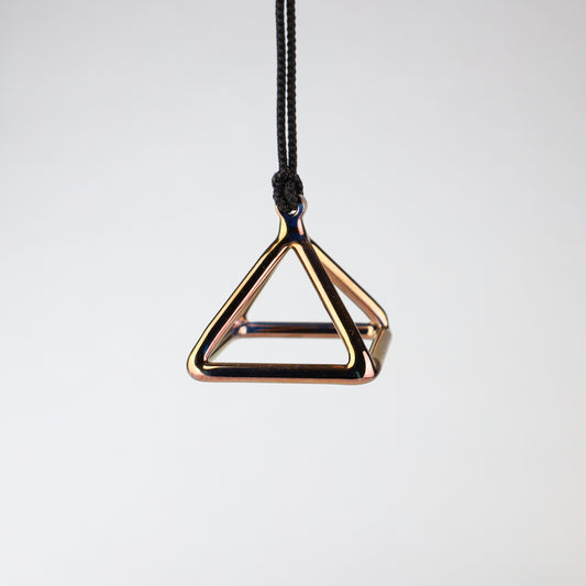 2" C#0 Tibetan Quartz Copper Crystal Tones® Alchemy Crystal Pyramid