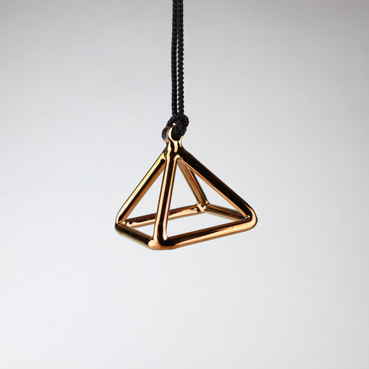 2" G#0 Tibetan Quartz Copper Crystal Tones® Alchemy Crystal Pyramid