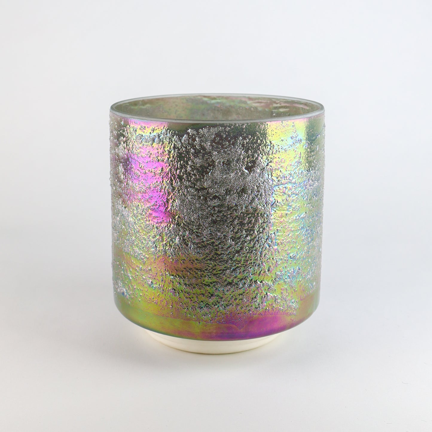 6" B0 Lemurian Seed, Moldavite, Platinum Crystal Tones® Alchemy Crystal Singing Bowl®