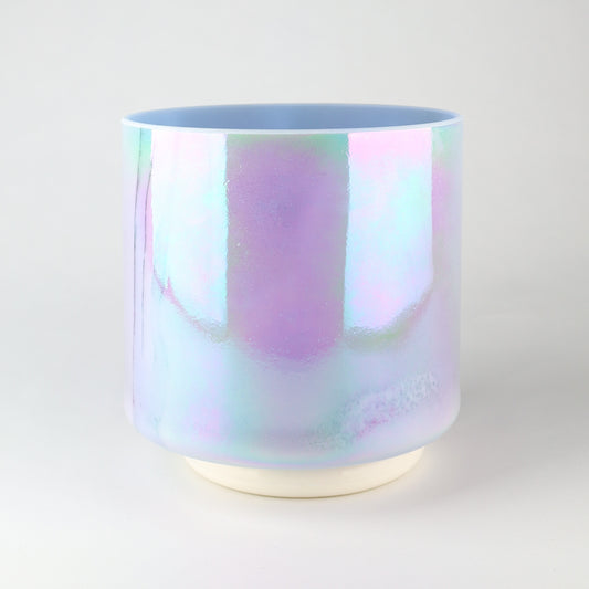 6" C#-5 Turquoise, Platinum Crystal Tones® Alchemy Crystal Singing Bowl®