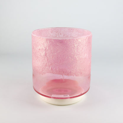 6" C#+5 Lemurian Seed, Pink Aura Gold Crystal Tones® Alchemy Crystal Singing Bowl®