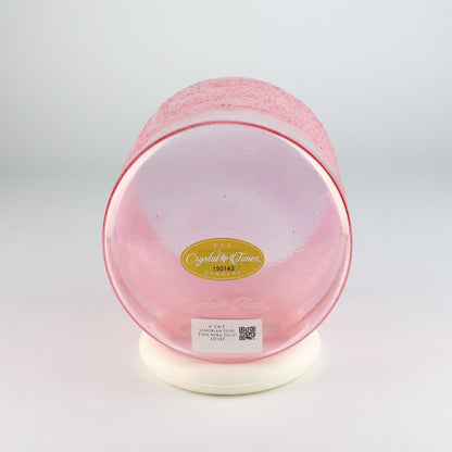 6" C#+5 Lemurian Seed, Pink Aura Gold Crystal Tones® Alchemy Crystal Singing Bowl®