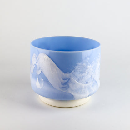 6" D+5 Larimar Crystal Tones® Alchemy Crystal Singing Bowl®