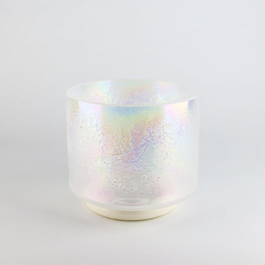 6" G#+15 Lemurian Seed, Platinum Crystal Tones® Alchemy Crystal Singing Bowl®