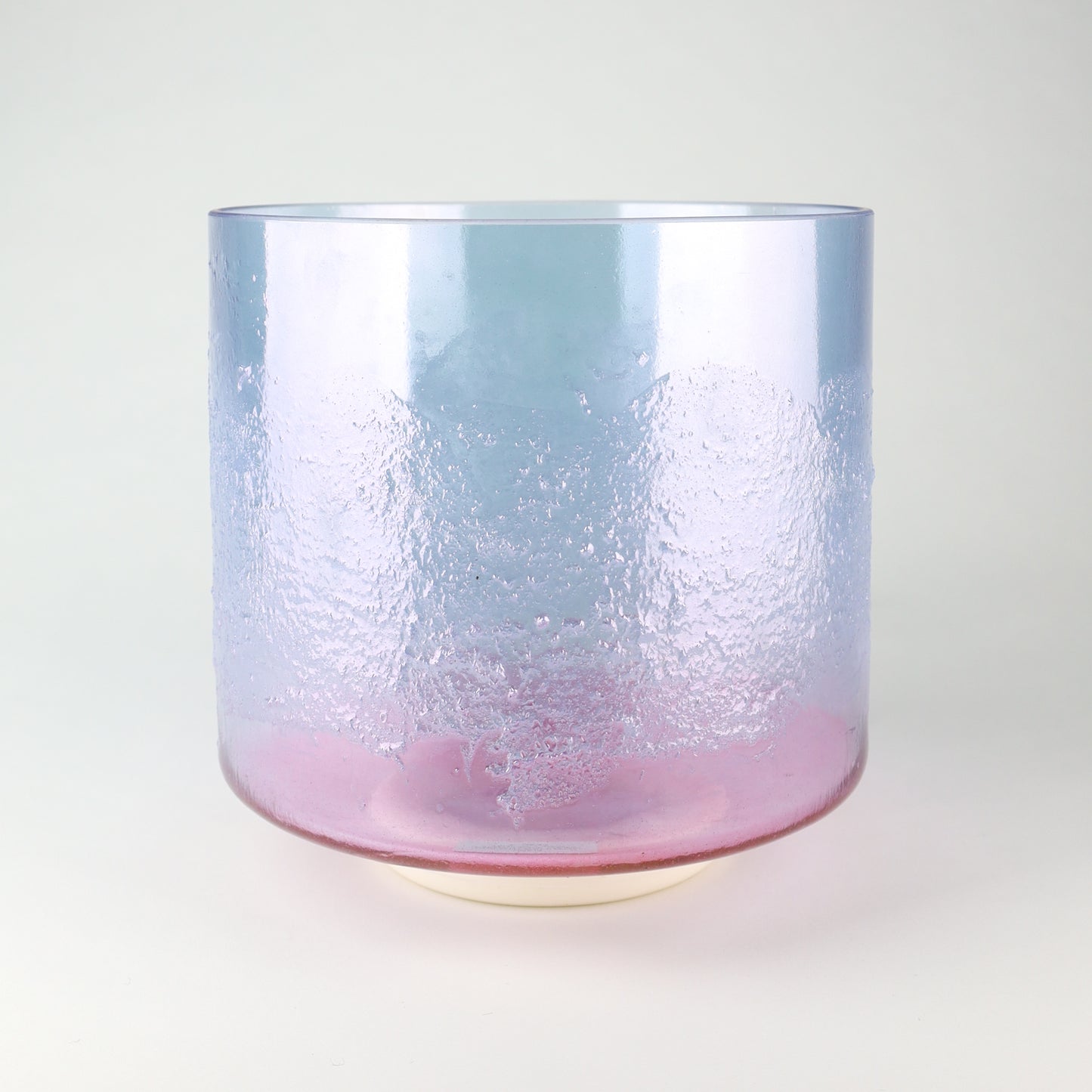 8" D#+15 Lemurian Seed, Androgynous Indium, Pink Aura Gold (Base) Crystal Tones® Alchemy Crystal Singing Bowl®