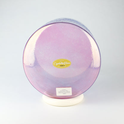 8" D#+15 Lemurian Seed, Androgynous Indium, Pink Aura Gold (Base) Crystal Tones® Alchemy Crystal Singing Bowl®