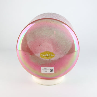 8" F#+10 Lemurian Seed, Rose Quartz, Platinum Crystal Tones® Alchemy Crystal Singing Bowl®