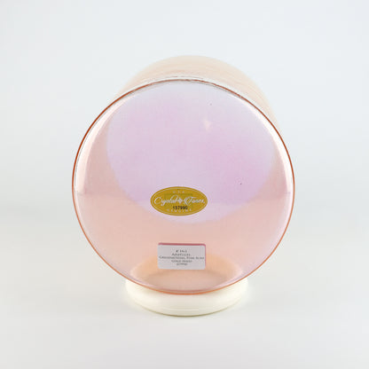 8" F#+5 Azeztulite, Grandmother, Pink Aura Gold (Base) Crystal Tones® Alchemy Crystal Singing Bowl®
