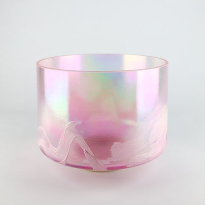 8" F#+5 Azeztulite, Violet Flame Aura Crystal Tones® Alchemy Crystal Singing Bowl®