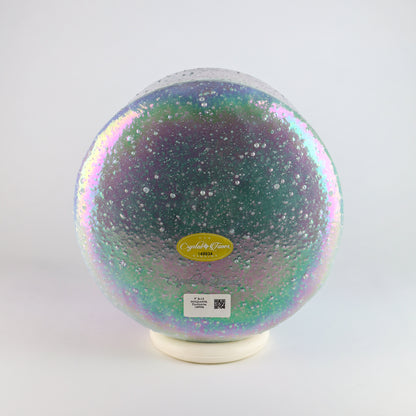 9" B+15 Moldavite, Platinum Crystal Tones® Alchemy Crystal Singing Bowl®