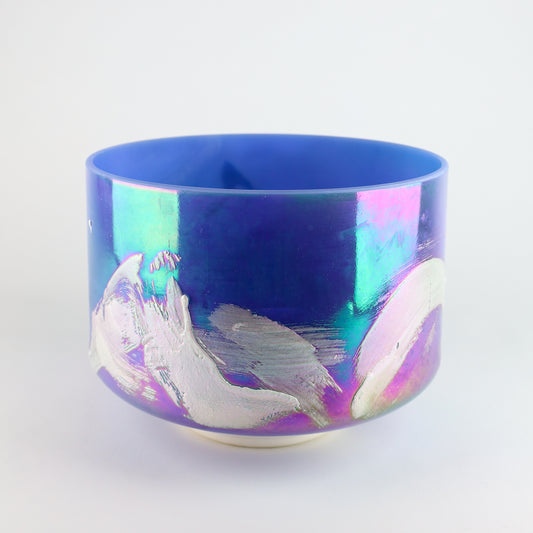 9" E+5 Lapis Lazuli, Platinum Crystal Tones® Alchemy Crystal Singing Bowl®