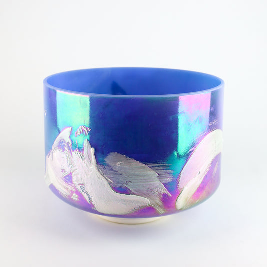 9" E+5 Lapis Lazuli, Platinum Crystal Tones® Alchemy Crystal Singing Bowl®