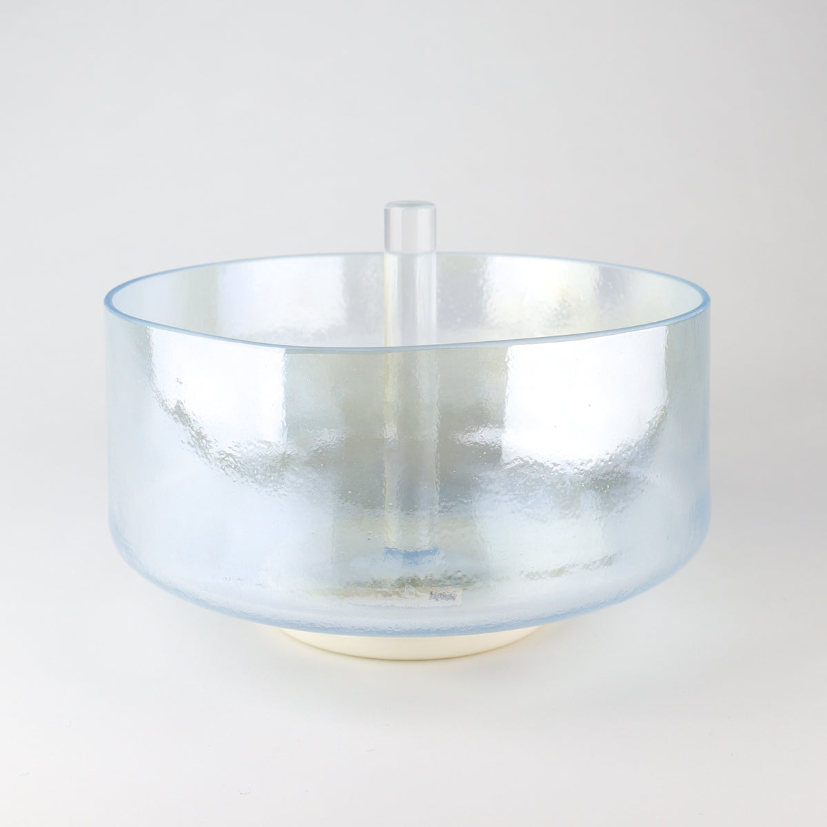 9" F#0 Aqua Aura Gold, Mushroom Crystal Tones® Alchemy Crystal Singing Bowl®