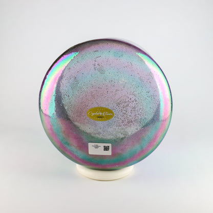 9" F#+10 Pink Tourmaline, Platinum Crystal Tones® Alchemy Crystal Singing Bowl®