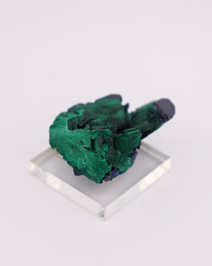 Velvet Malachite on Azurite