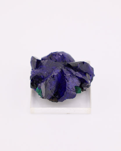 Azurite with Malachite