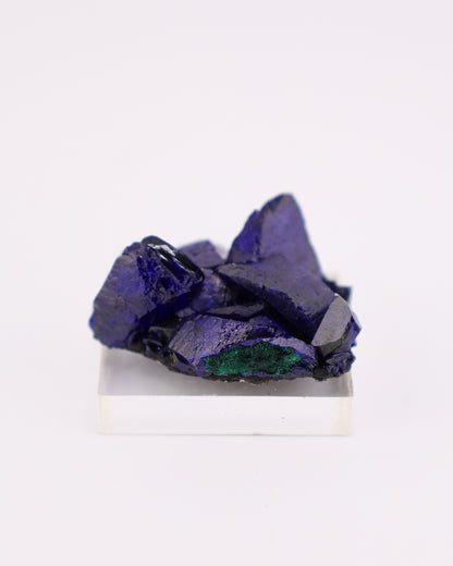 Azurite with Malachite