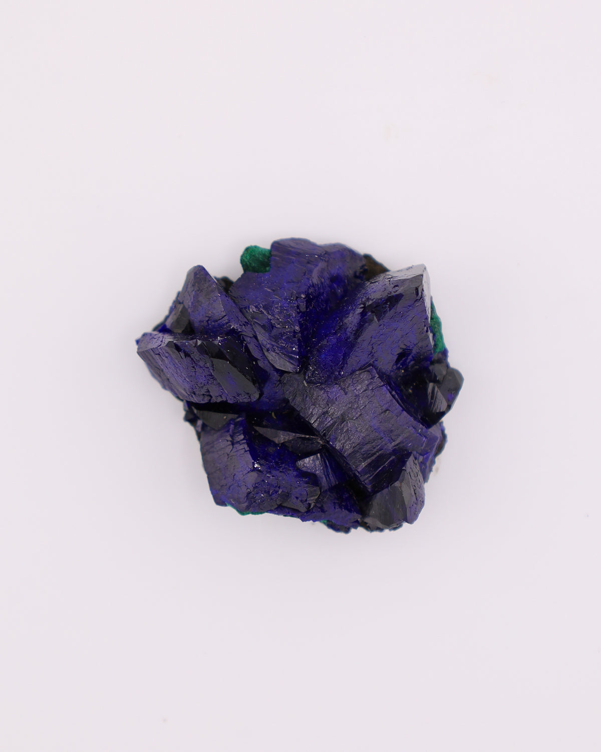 Azurite with Malachite