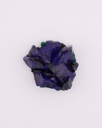 Azurite with Malachite