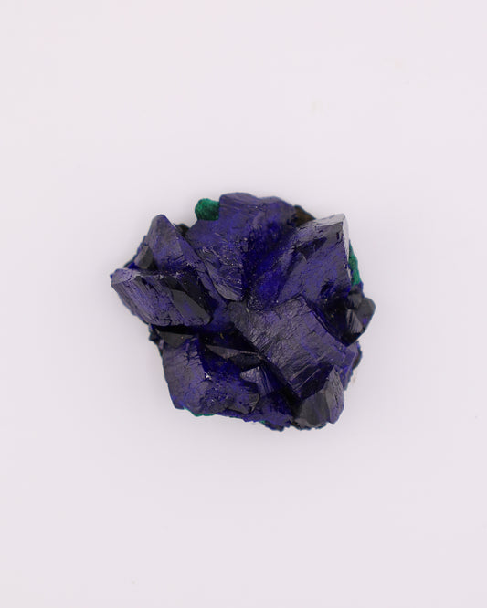 Azurite with Malachite