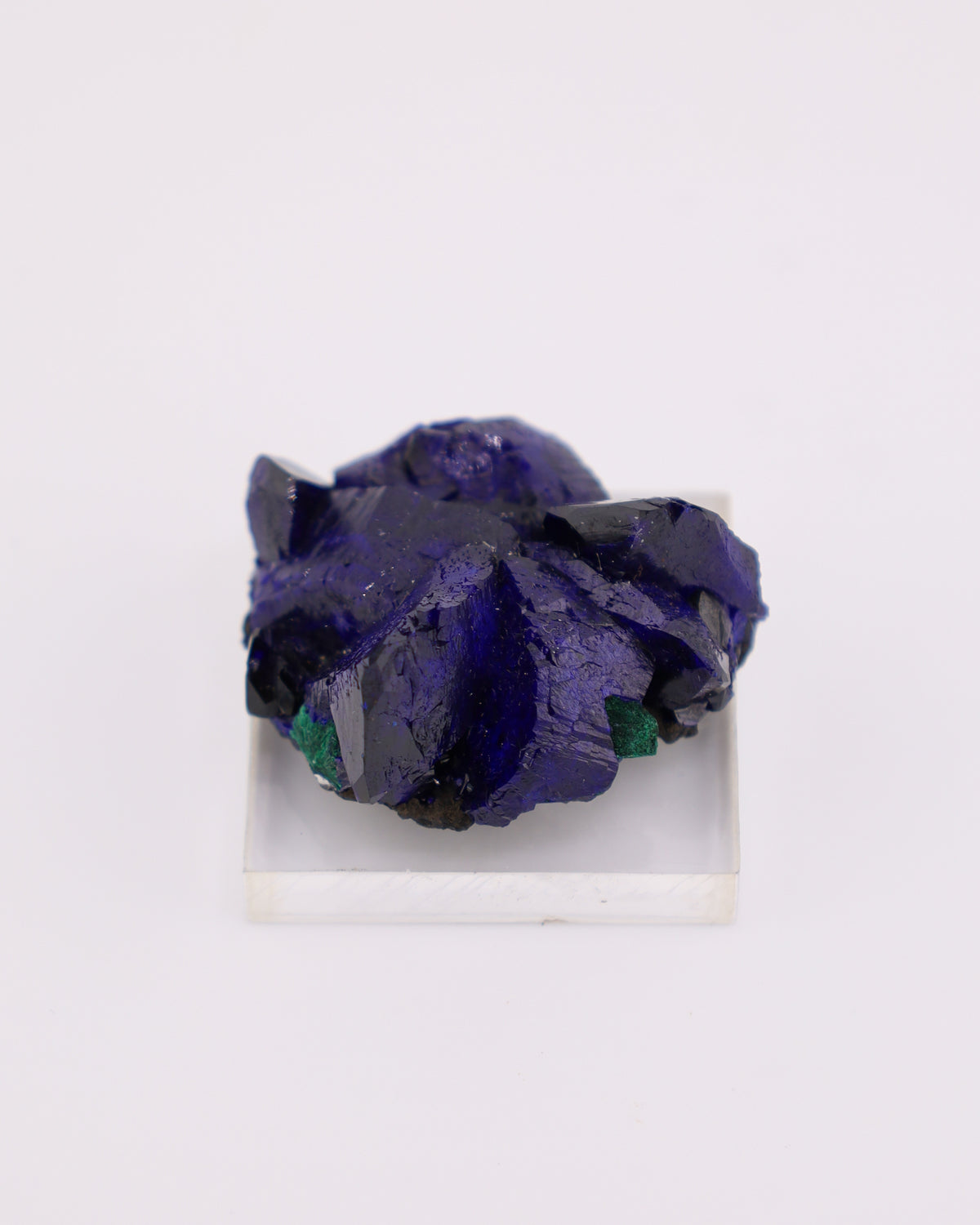 Azurite with Malachite