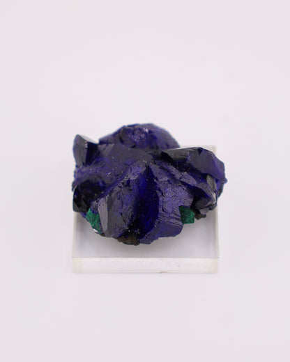 Azurite with Malachite