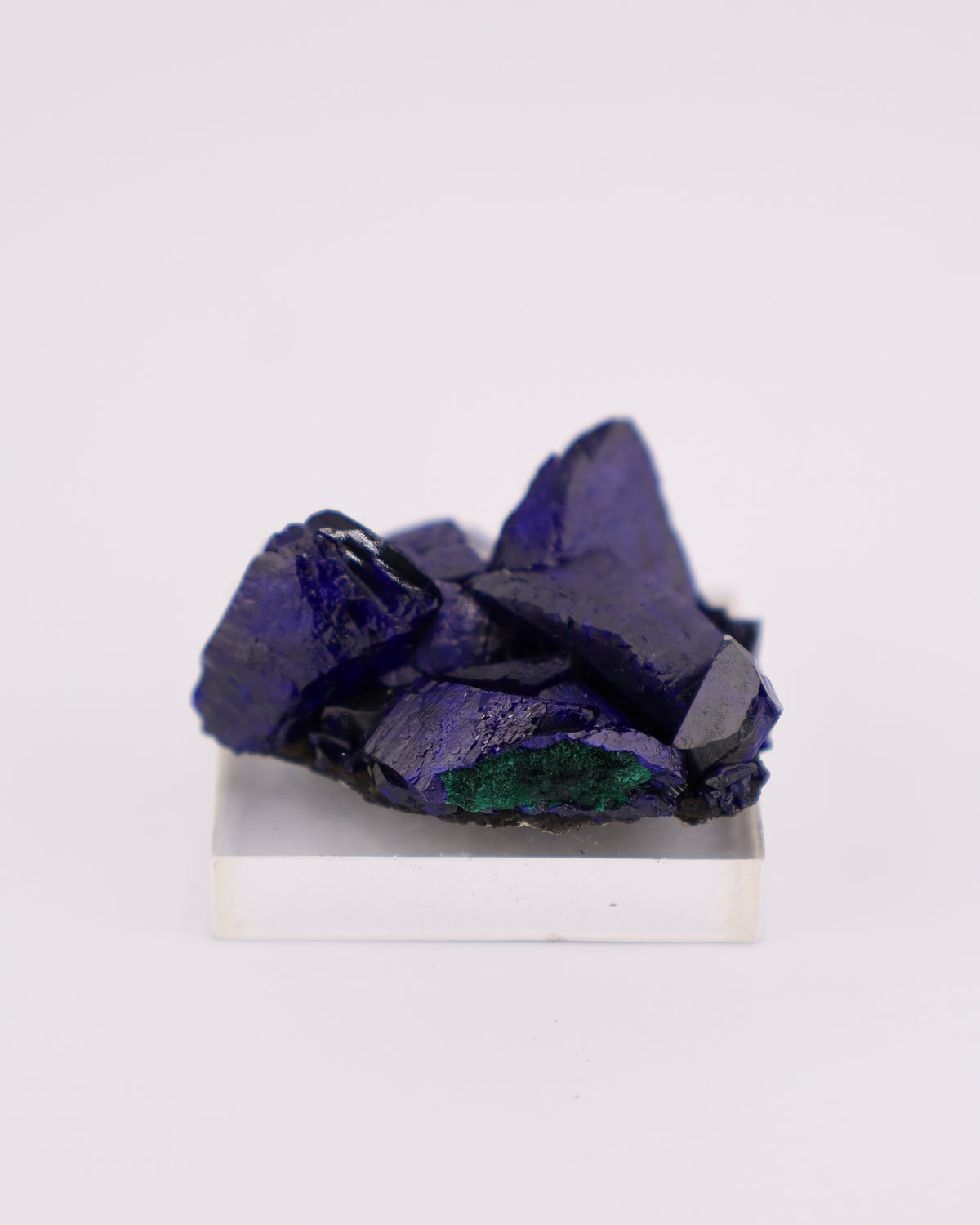 Azurite with Malachite
