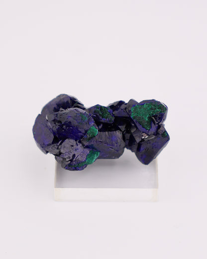 Azurite with Malachite