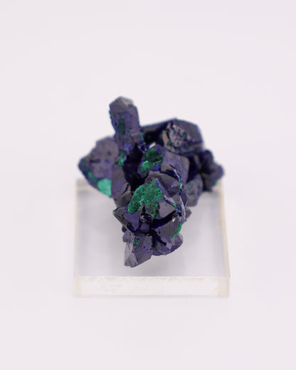 Azurite with Malachite