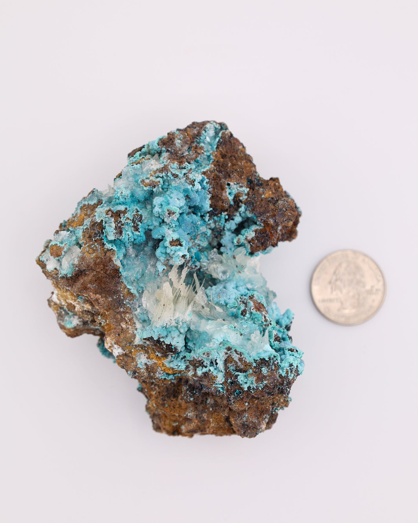 Chrysocolla & Calcite