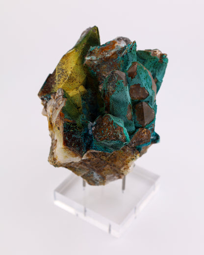 Chrysocolla on Quartz