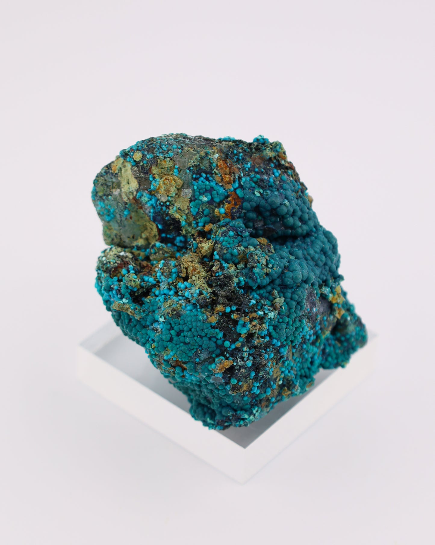 Chrysocolla on Quartz