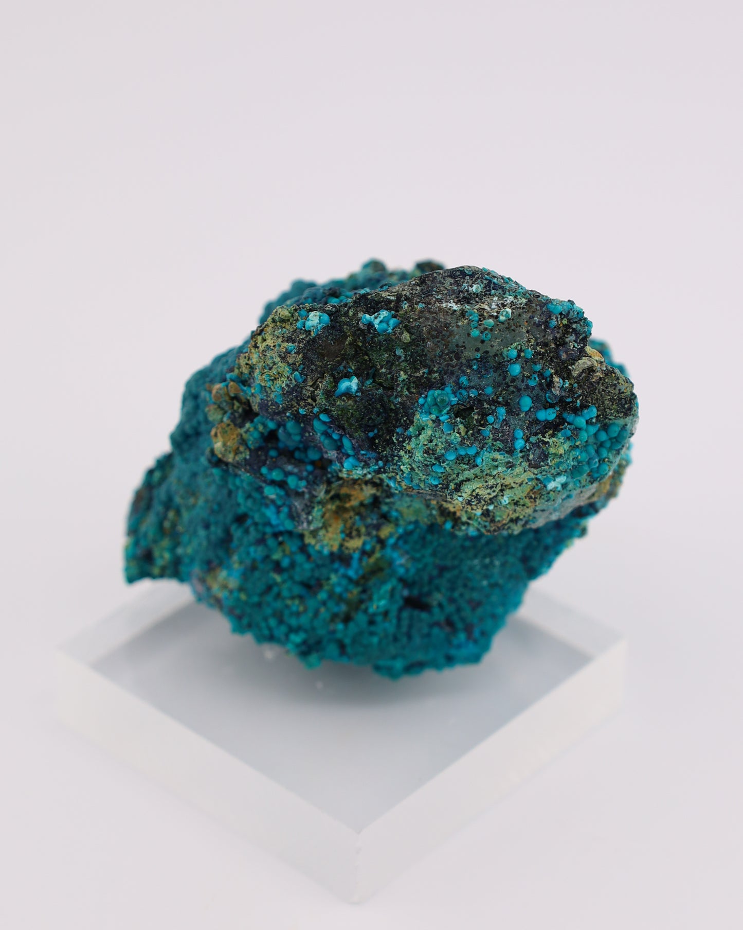 Chrysocolla on Quartz