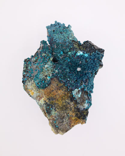 Chrysocolla on Quartz