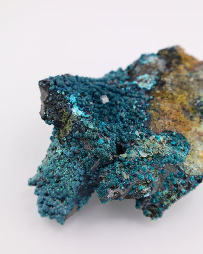 Chrysocolla on Quartz